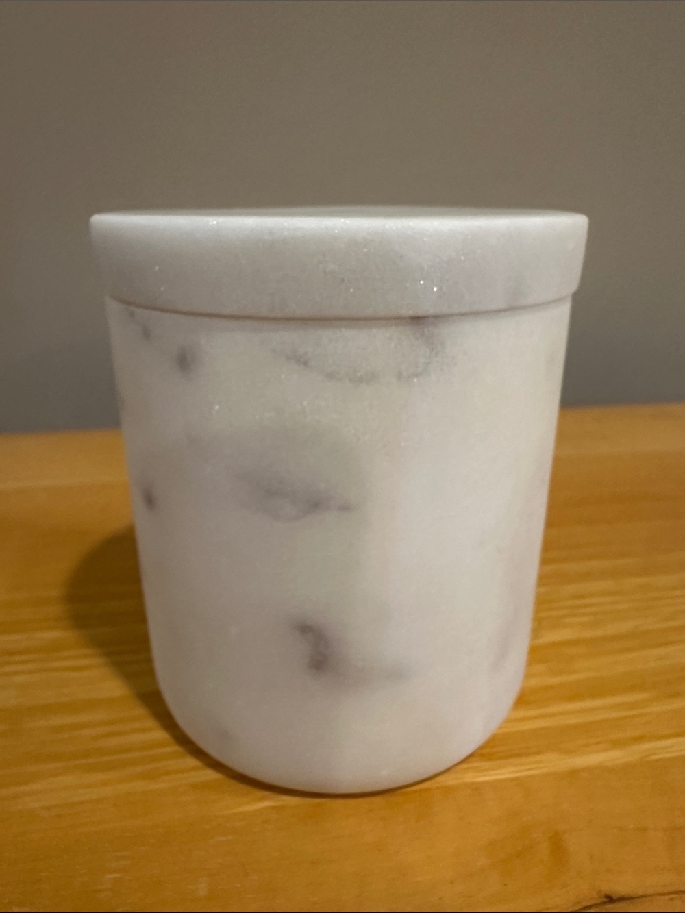 CB 2 Marble Ceramic Canister with Lid